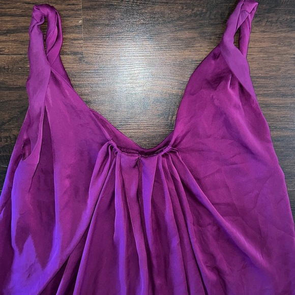 Diane Von Furstenberg DVF Purple Short Cocktail Dress size 2 $425 - Picture 3 of 4